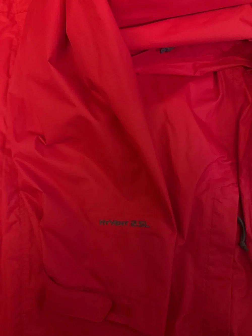 The North Face Red Hooded Windbreaker Jacket